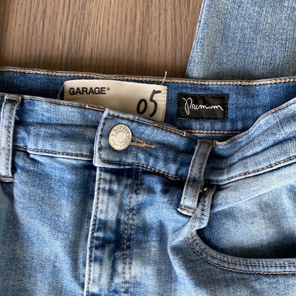 Garage Premium Super High Rise Skinny Striped Jean - Picture 3 of 6